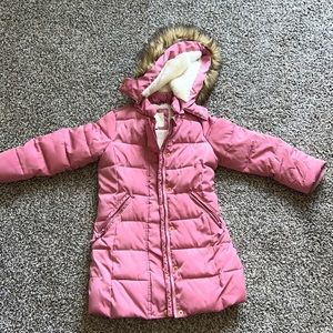 Girls rose winter coat size 4/5